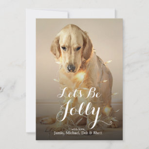 Cartes Pour Fêtes Annuelles A Golden Retriever dog