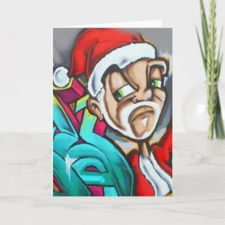 Cartes Pour Fêtes Annuelles A graffiti Christmas Card par Dmt.