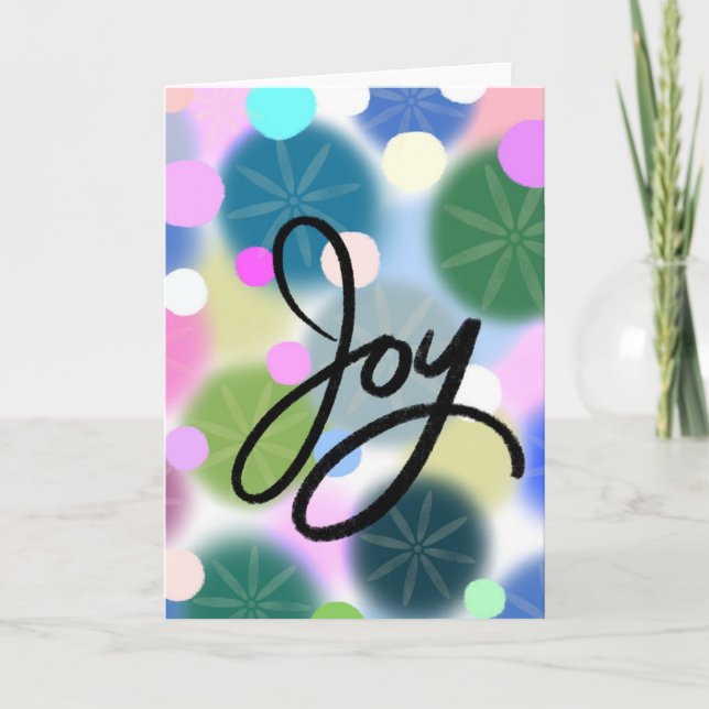 Cartes Pour Fêtes Annuelles A Joyful Heart Holiday (Devant)