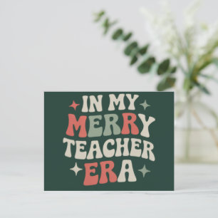 Cartes Pour Fêtes Annuelles À l'ère de mon professeur Cadeau de vie d'enseigna