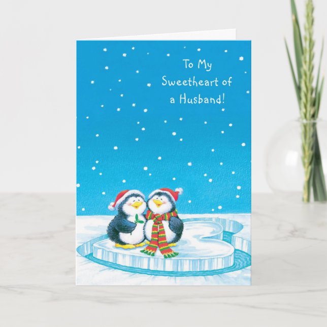 Cartes Pour Fêtes Annuelles À ma chérie d'un mari (Devant)