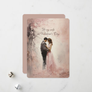 Cartes Pour Fêtes Annuelles À ma femme Salutations de la Saint-Valentin