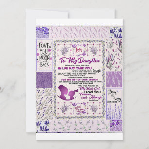 Cartes Pour Fêtes Annuelles À ma fille, ma petite fille, je t'aime pour toujou