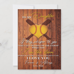 Cartes Pour Fêtes Annuelles À ma fille Mignonne à ma fille cadeau