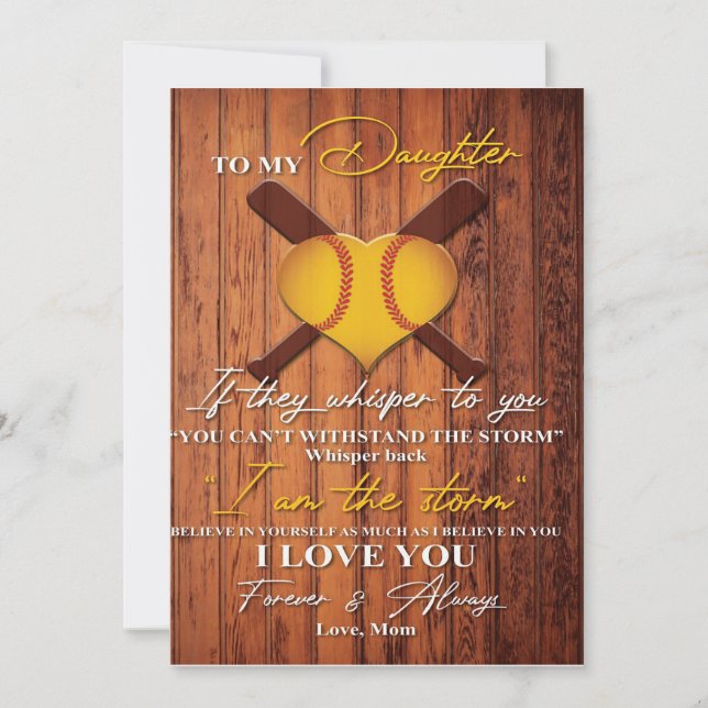 Cartes Pour Fêtes Annuelles À ma fille | Mignonne à ma fille cadeau (Devant)