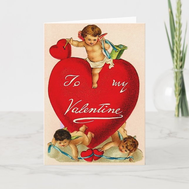 Cartes Pour Fêtes Annuelles À ma Saint Valentin (Devant)
