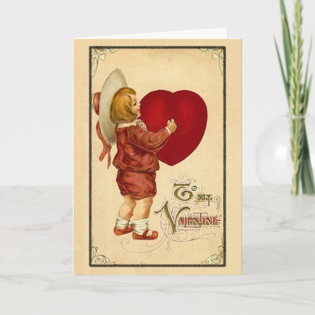 Cartes Pour Fêtes Annuelles À ma Saint Valentin (Devant)