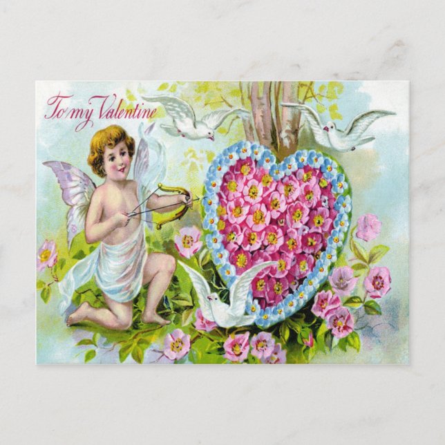 Cartes Pour Fêtes Annuelles À ma Saint Valentin (Devant)