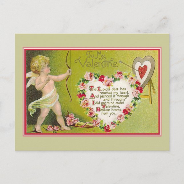 Cartes Pour Fêtes Annuelles À mes Cupidons de Valentine Dart (Devant)