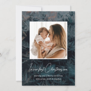 Cartes Pour Fêtes Annuelles À Mon Époque Notre Premier Pin Noir De Neige De No