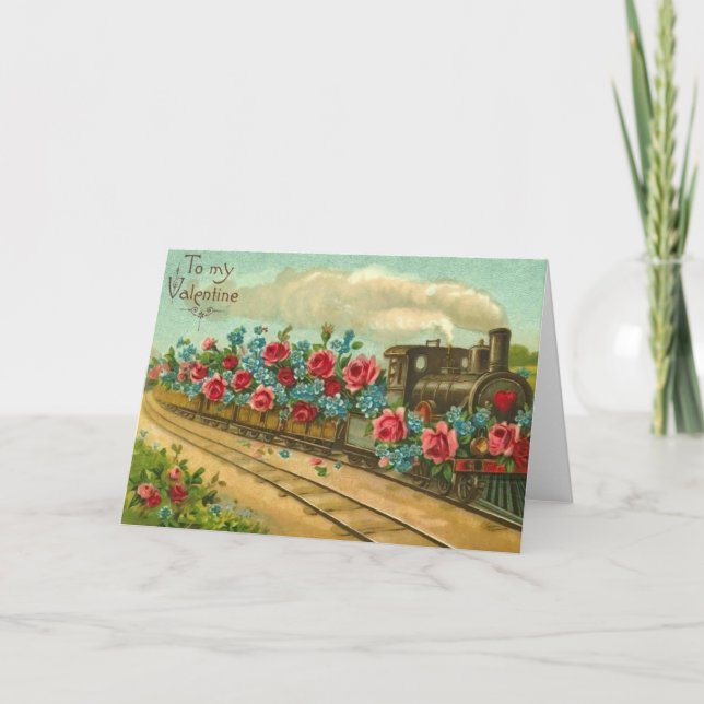 Cartes Pour Fêtes Annuelles À mon train florentin (Devant)