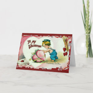 Cartes Pour Fêtes Annuelles À mon Vintage Valentine