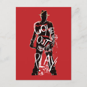 Cartes Pour Fêtes Annuelles A Nightmare on Elm Street   Viens jouer dehors