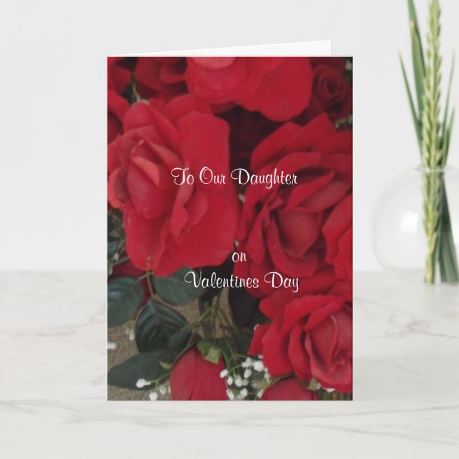 Cartes Pour Fêtes Annuelles À notre fille (Devant)