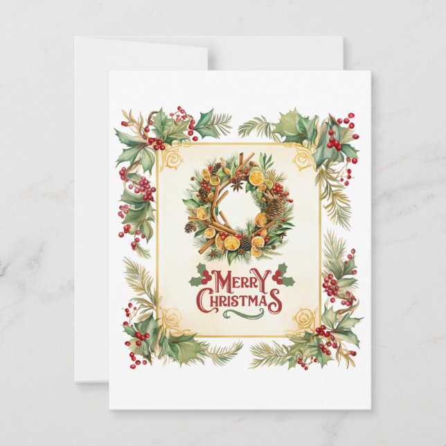 Cartes Pour Fêtes Annuelles A stylish New Year card for joyful wishes (Devant)