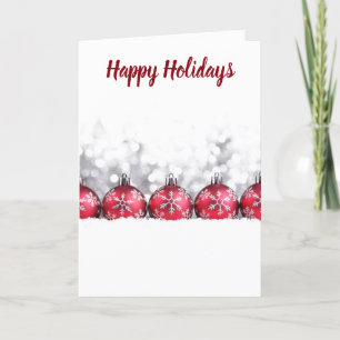 CARTES POUR FÊTES ANNUELLES A TOAST TO ***HAPPY HOLIDAY*** AND NEW YEAR TOO