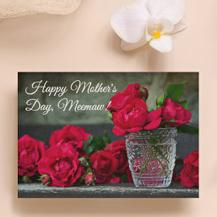Cartes Pour Fêtes Annuelles À tout destinataire, Roses rouges éclatantes Fête