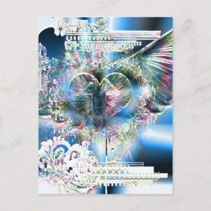 Cartes Pour Fêtes Annuelles À travers le coeur (Édition de Noël 2)