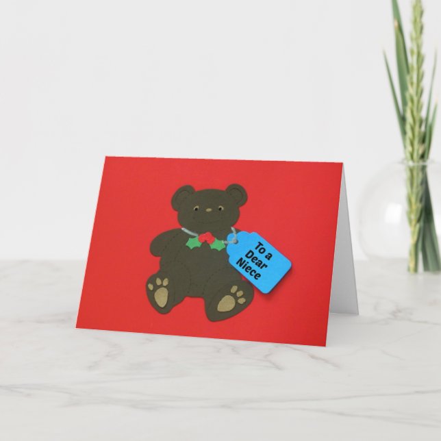 Cartes Pour Fêtes Annuelles À une chère nièce (Devant)