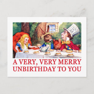 CARTES POUR FÊTES ANNUELLES A VERY, VERY MERRY UNBIRTHDAY TO YOU!