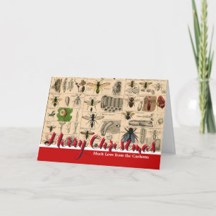 Cartes Pour Fêtes Annuelles Abeille Insecte Bug Wasp Nature Peinture des abeil