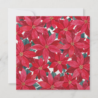 Cartes Pour Fêtes Annuelles Abri hivernal des Poinsettias