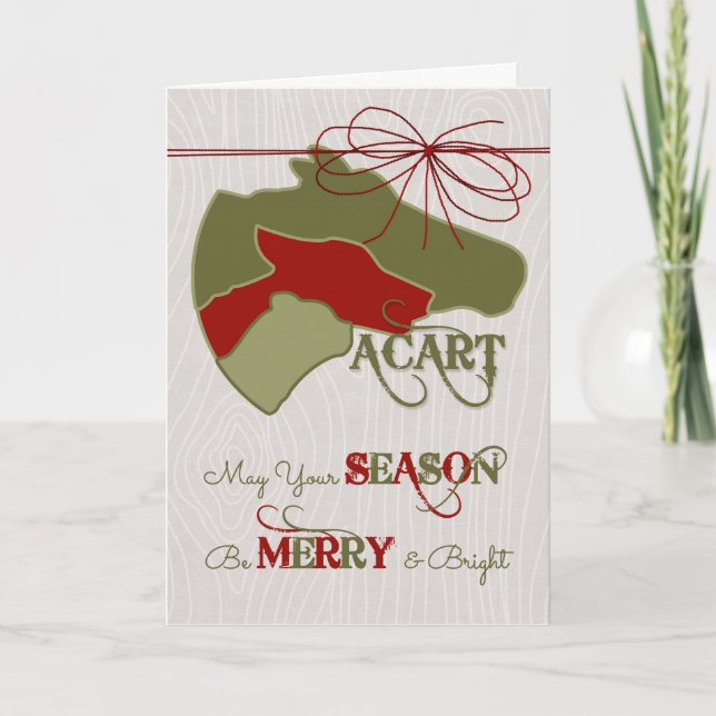 Cartes Pour Fêtes Annuelles ACART - Logo de Christmas Greeting 2014 (Devant)