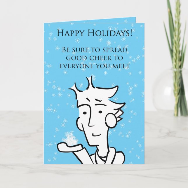 Cartes Pour Fêtes Annuelles Acclamation de vacances ! (Devant)