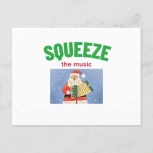 Cartes Pour Fêtes Annuelles Accordion Christmas Squeeze the Music