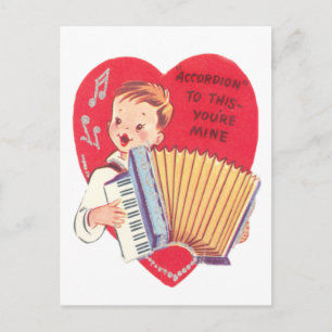 Cartes Pour Fêtes Annuelles Accordion Valentine