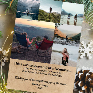 Cartes Pour Fêtes Annuelles Accueil pour les Fêtes Photo Collage Noël