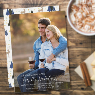 Cartes Pour Fêtes Annuelles Accueil pour les vacances Photo complète Nouvelle