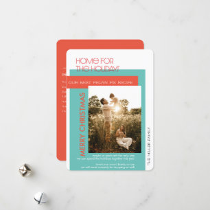 Cartes Pour Fêtes Annuelles Accueil Pour Les Vacances Recette Personnalisée Ph