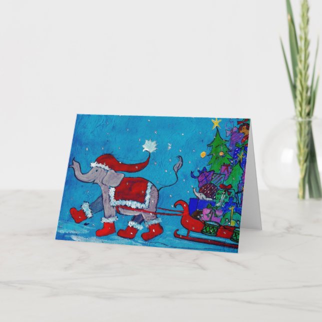 Cartes Pour Fêtes Annuelles Achats de Noël (Devant)