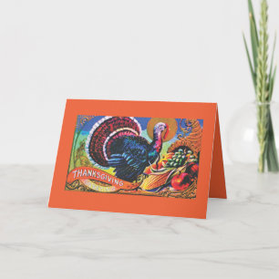 Cartes Pour Fêtes Annuelles Action de grâces abondante