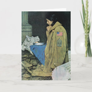 Cartes Pour Fêtes Annuelles Action de grâces pour les réfugiés