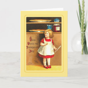 Cartes Pour Fêtes Annuelles Action de grâces vintage
