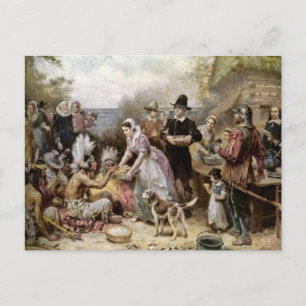 Cartes Pour Fêtes Annuelles Action de grâces vintage