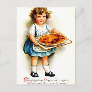 Cartes Pour Fêtes Annuelles Action de grâces vintage