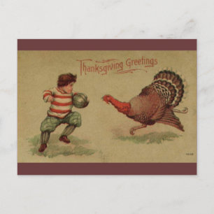 Cartes Pour Fêtes Annuelles Action de grâces vintage