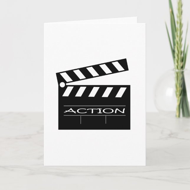Cartes Pour Fêtes Annuelles Action - film (Devant)