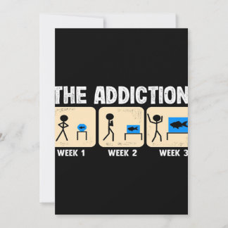 Cartes Pour Fêtes Annuelles Addiction à l'aquarium |Aquarium coloré