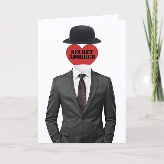 Cartes Pour Fêtes Annuelles Admirer secret (Devant)