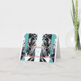 Cartes Pour Fêtes Annuelles Ado à teinte noire