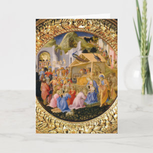 Cartes Pour Fêtes Annuelles ADORATION DE MAGI Fra Angelico, Noël