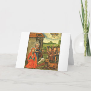 Cartes Pour Fêtes Annuelles Adoration des bergers icône ukrainienne