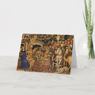 Cartes Pour Fêtes Annuelles Adorazione dei Magi