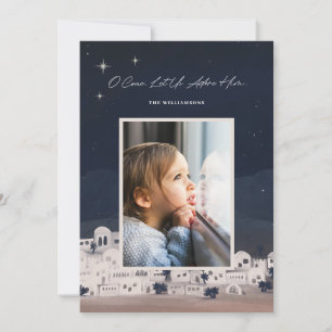 Cartes Pour Fêtes Annuelles Adore-Le Bethléem Noël religieux