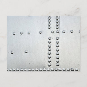 Cartes Pour Fêtes Annuelles Aéronefs en aluminium - Peau Abstraite