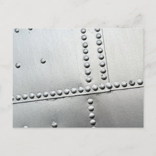 Cartes Pour Fêtes Annuelles Aéronefs en aluminium - Peau Vintage